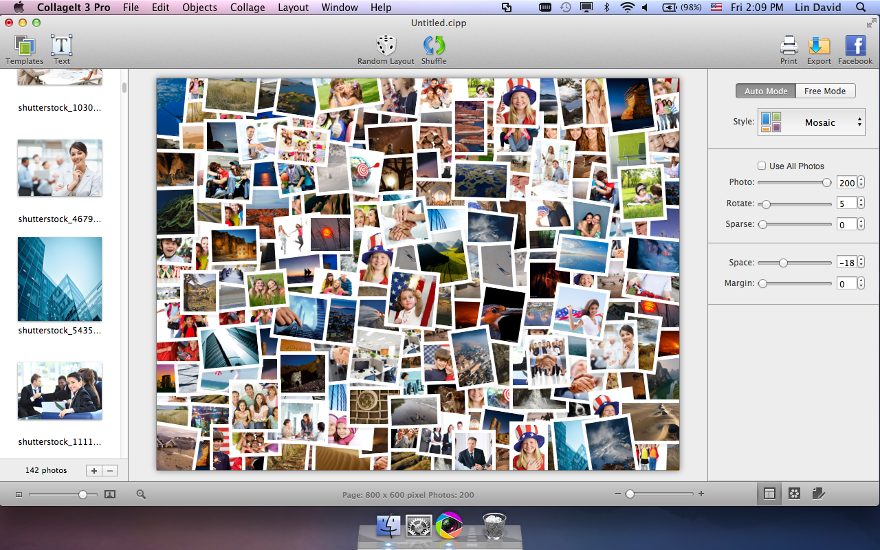 photo collage templates for mac